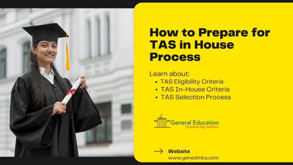 How to Prepare for TAS in House ProcessHow to Prepare for TAS in House Process