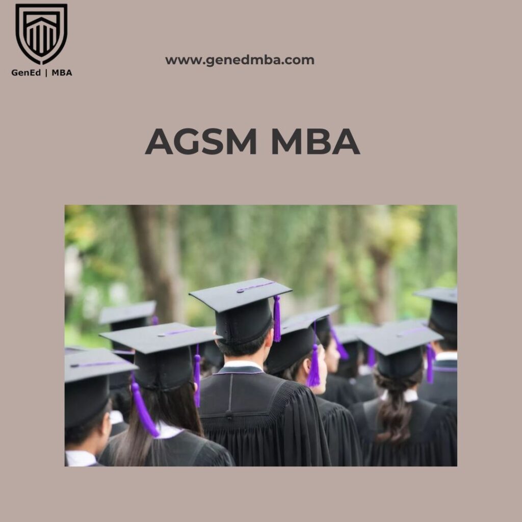 AGSM MBA Application Essays 2025-26: